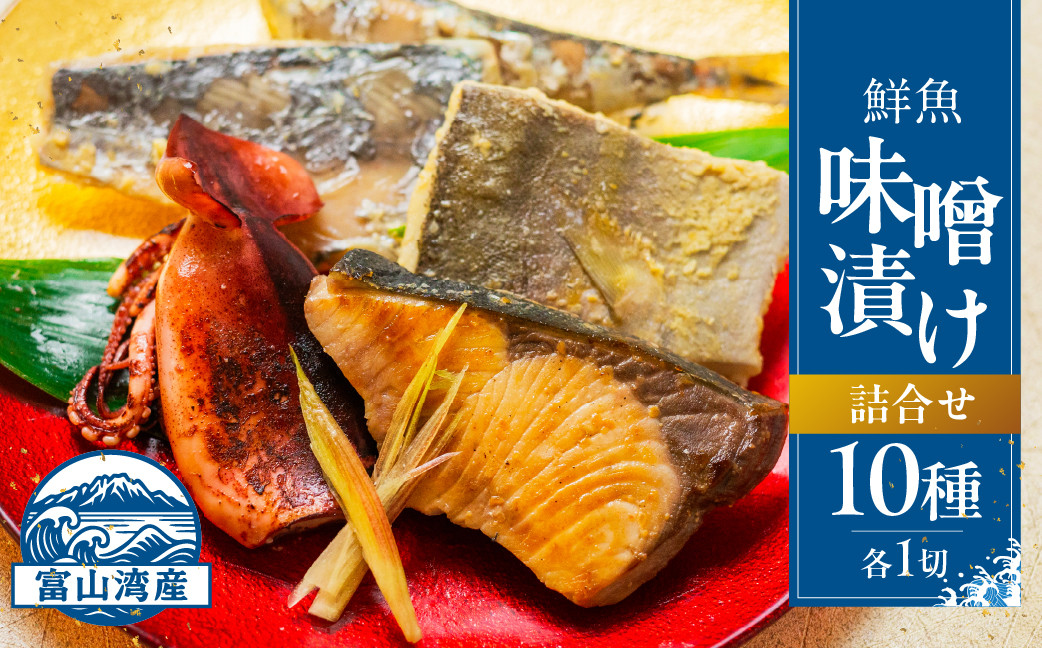 富山湾鮮魚味噌漬け 10種×1