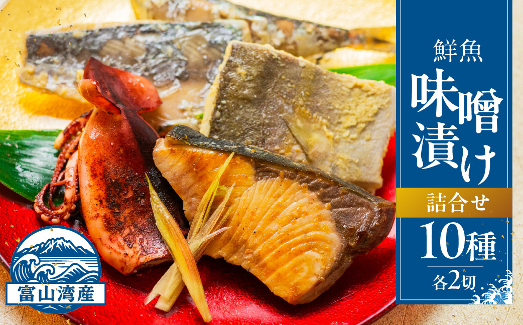 富山湾鮮魚味噌漬け 10種×2