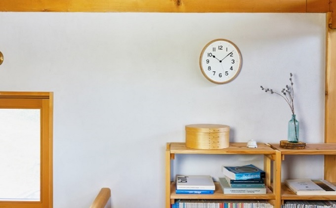 ROOTナチュラル（NY21-08NT）Lemnos 掛け時計