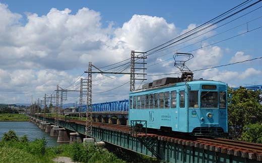 万葉線7000形電車貸切（高岡駅～越ノ潟駅区間内 片道） チ