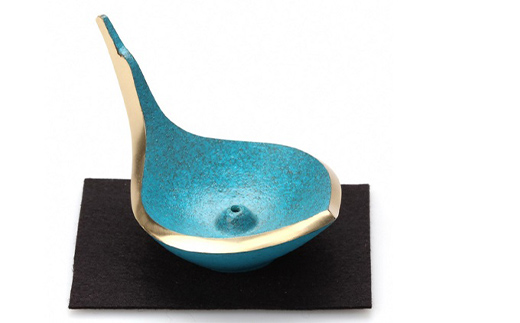 三枝惣太郎 INCENSE STAND SWAN 高岡銅器 お香立て アクセサリー