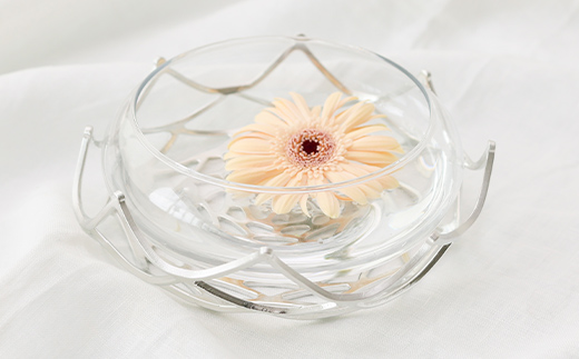 かご KAGO 能作 ダリア M インテリア 錫 ギフト 工芸 民芸品 