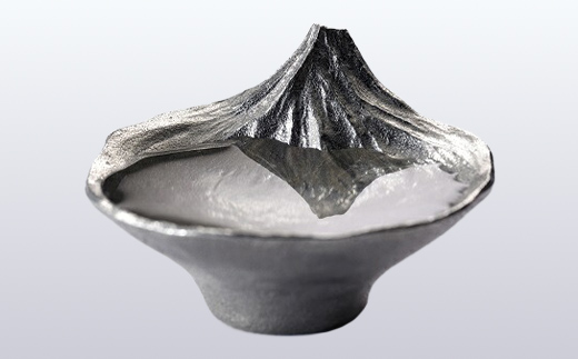 銀雅堂 さかさ富士猪口 おちょこ 錫 酒器 富士山 プレゼン