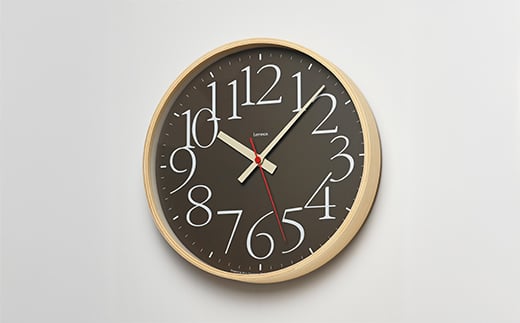 AY clock RC［電波時計］/ ブラウン （AY14-10 BW）Lemnos レムノス 