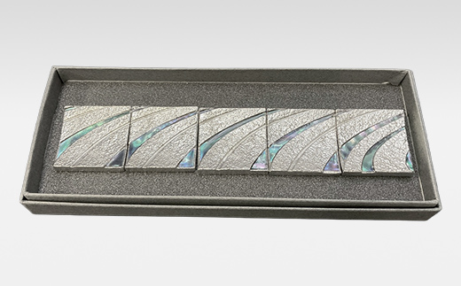 [高岡銅器]「Water surfaceみなも」5個セット 雑貨 日用品 民芸