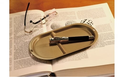 小物置き トリートレイ オーバル 2点セット ゴールド 小物