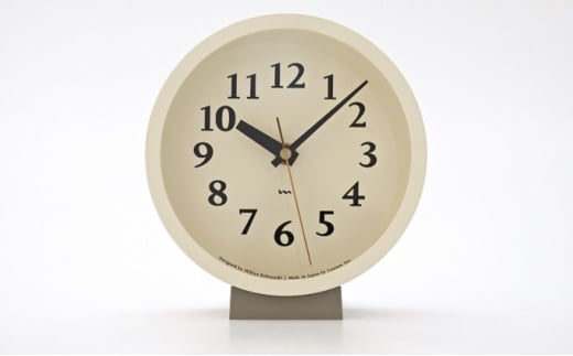 m clock［電波時計］/ アイボリー （MK14-04 IV） レムノス Lemnos 