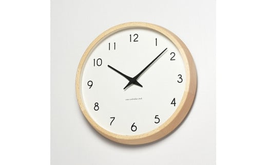 電波時計 Campagne ナチュラル(PC10-24W NT) 掛け時計 壁掛け時計 