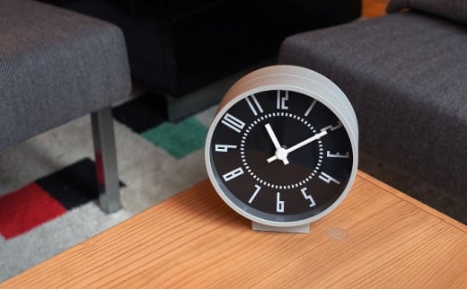 eki clock s / ブラック（TIL19-08 BK） レムノス Lemnos 時計 工芸品