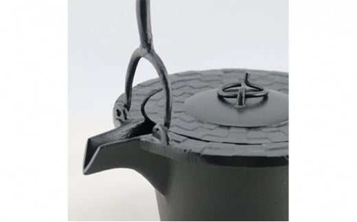 【高岡銅器】アルミ鋳物 燗鍋 市松黒色 民芸品 工芸品 伝統