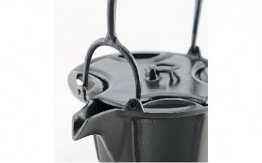 【高岡銅器】アルミ鋳物 燗鍋 七宝 黒 民芸品 工芸品 伝統