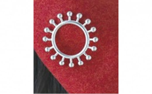 【高岡銅器】nanten ブローチ ファッション小物 アクセサリ