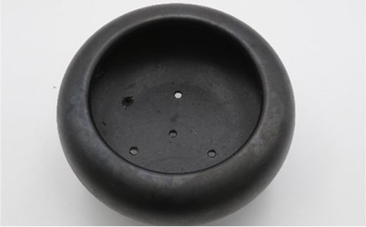 【高岡銅器】わびさびポット 深み 真鍮製 植木鉢 やわらか