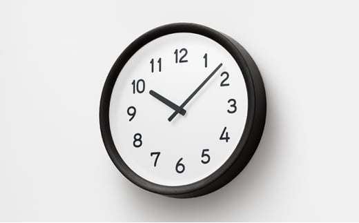 basin number /ブラック（PIL23-04 BK） インテリア 掛時計 時計 レ