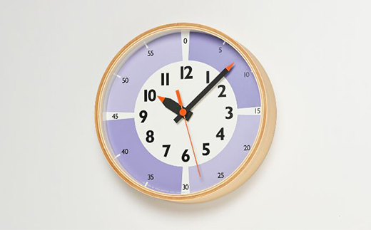 fun pun clock with color！YD23-09 LI インテリア 置時計 壁掛け時計 