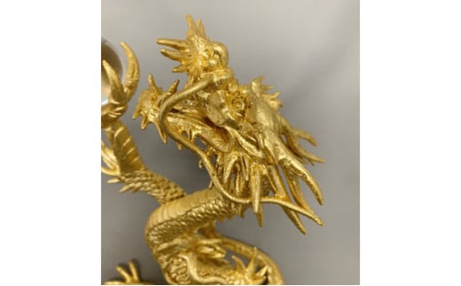 ［高岡銅器］ 皇龍(こうりゅう) 本金箔 インテリア 工芸品 