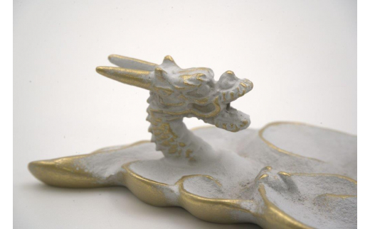 【高岡銅器】香皿UNRYUU 白金  FAD-1299