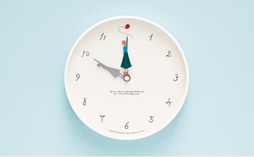 Herstory / MU23-12 A balloon 壁掛け時計 時計 Lemnos レムノス イン