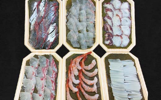 【11月～3月限定】昆布締め 富山 刺身 セット 7種 真鯛 いか 