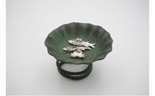 ［高岡銅器］花水幸（カニ）5匹 錫製品 水質改善 浄化 箸置