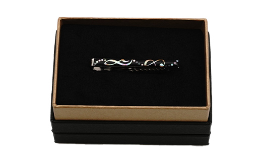 螺鈿細工 タイピン　高岡漆器 ネクタイピン おしゃれ メン