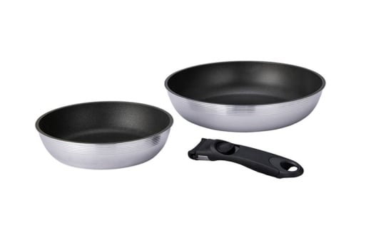 取っ手の取れるフライパン キャストバリウス ガス火用 ３