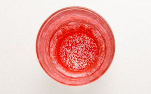 螺鈿ガラスショット（黒・朱セット） 貝ちらし 高岡漆器 