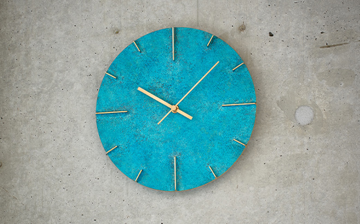 掛け時計 Quaint 斑紋ガス青銅色 AZ15-06 GN 壁掛け時計 時計 Lemn