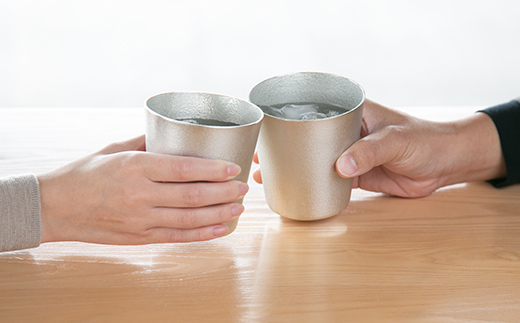 タンブラー 能作 NAJIMIタンブラー 2ヶ セット 桐箱入 錫 ギフ