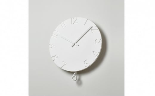 振り子時計 グッドデザイン賞受賞 時計 CARVED SWING NTL15-11 掛