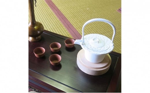 【高岡銅器】アルミ鋳物 燗鍋 市松白色 民芸品 工芸品 伝統