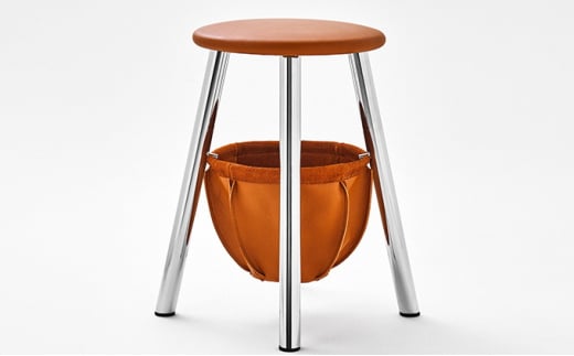 根 KON［スツール／バスケット付］／ ブラウン（IK22Q-01 BW） 