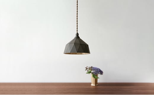 照明 ペンダントランプ 明星 小 黒ムラ コード70cm FUTAGAMI 工