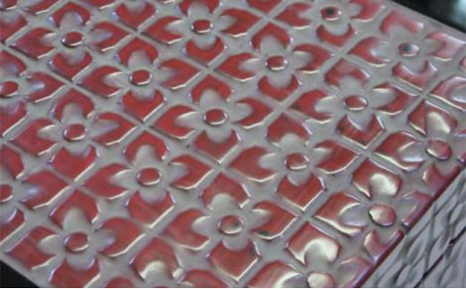 ［高岡漆器］ 文庫 小花紋 雑貨 日用品 文房具 工芸品  FAD-12