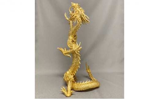 ［高岡銅器］ 皇龍(こうりゅう) 本金箔 インテリア 工芸品 