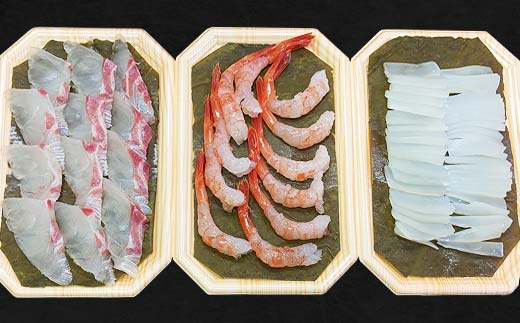 【3ヶ月定期便】昆布締め 刺身 富山湾 昆布じめ セット3ヶ