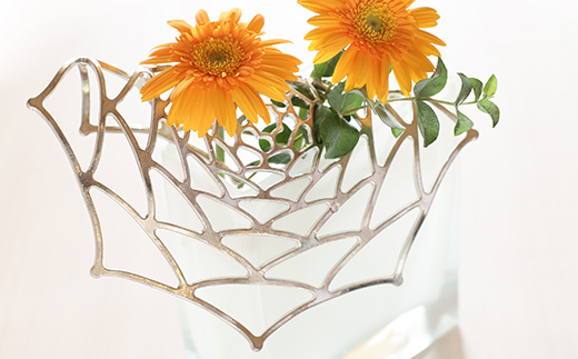 かご KAGO 能作 ダリア M インテリア 錫 ギフト 工芸 民芸品 