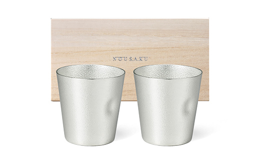 タンブラー 能作 NAJIMIタンブラー 2ヶ セット 桐箱入 錫 ギフ