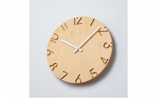 CARVED WOOD BIRCH / Lサイズ（NTL16-05） レムノス Lemnos 時計 工芸