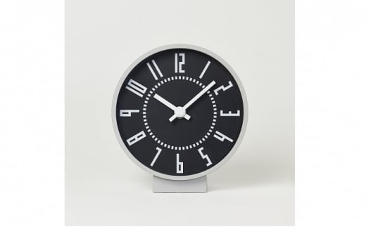 eki clock s / ブラック（TIL19-08 BK） レムノス Lemnos 時計 工芸品