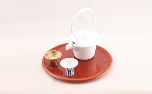 【高岡銅器】アルミ鋳物 燗鍋 市松白色 民芸品 工芸品 伝統