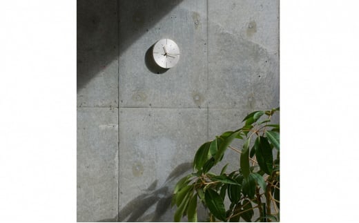 掛け時計 Orb 斑紋純銀色 AZ15-07 SL 壁掛け時計 時計 Lemnos レム