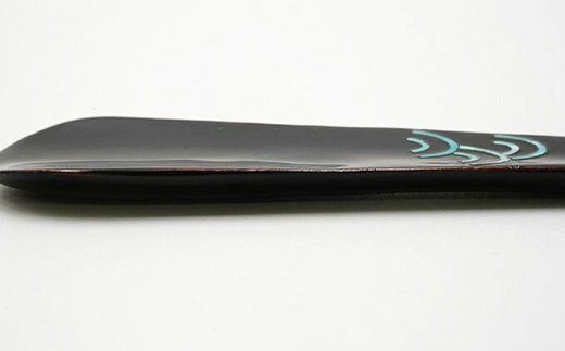 靴べら 青海波青貝入 民芸品 工芸品 竹 素材 青海波模様 螺