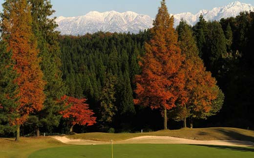 高岡カントリー倶楽部 ゴルフ利用券（9,000円分） ゴルフ場 