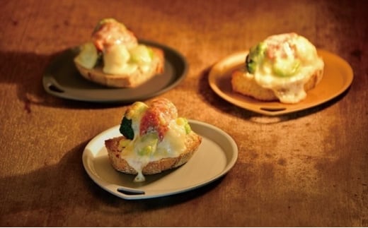 小物置き トリートレイ サークル 2点 セット ダークグレー 