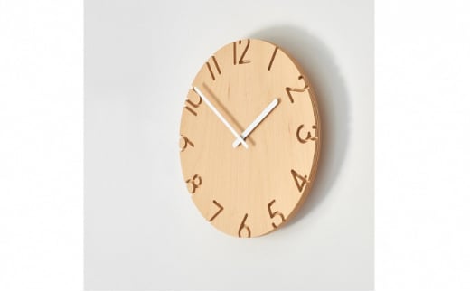 CARVED WOOD BIRCH / Lサイズ（NTL16-05） レムノス Lemnos 時計 工芸