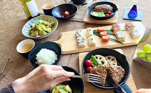 高岡ハレの日お祭りセット お肉 ハンバーグ お米 コシヒカ