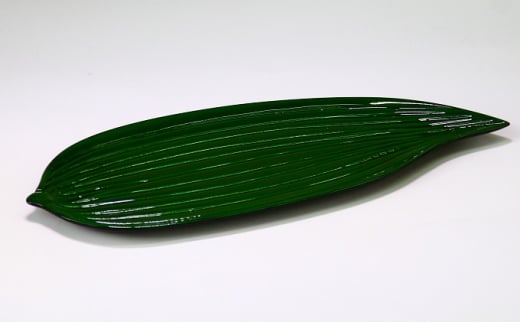 干菓子盆 笹グリーン 高岡漆器 おぼん トレー 木製 民芸品 