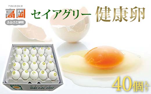 セイアグリー健康卵 40個入り たまご 玉子 鶏卵 セット  FAD-0