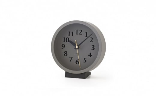 m clock［電波時計］/ グレー （MK14-04 GY） レムノス Lemnos 時計